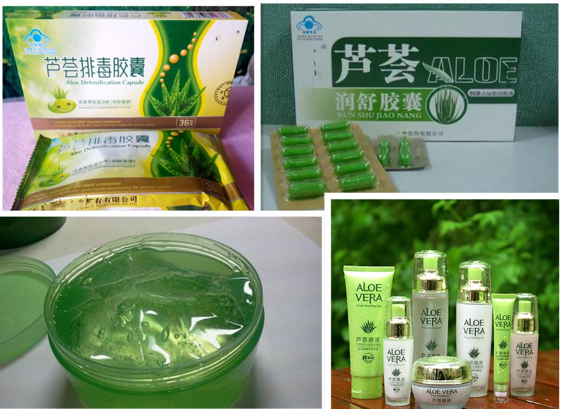 Aloe application