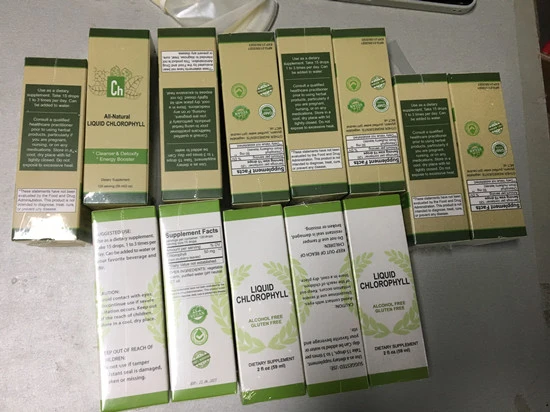 liquid chlorophyll drops